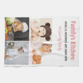 Foto en moderne typografie keukenhanddoeken (Horizontaal)