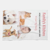 Foto en moderne typografie keukenhanddoeken (Horizontaal)