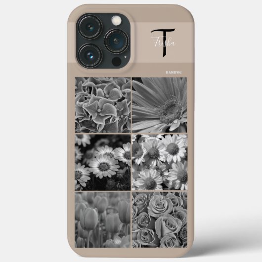 Foto en Monogram Cel Telefoon Case HAMbyWG (Achterkant)