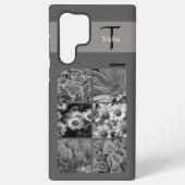 Foto en Monogram Cel Telefoon Case HAMbyWG Samsung Galaxy Hoesje (Achterkant)