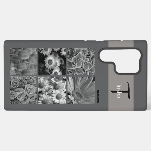 Foto en Monogram Cel Telefoon Case HAMbyWG Samsung Galaxy Hoesje (Achterkant horizontaal)