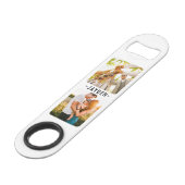 Foto en naam dubbelzijdig openen flesje speed flessenopener (Achterkant Gekanteld)