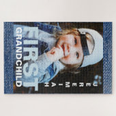 Foto en naam eerste kleinkind legpuzzel (Horizontaal)