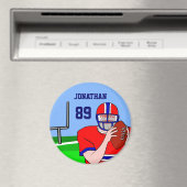  foto en naam Football Grid Iron Magneet (Insitu (Vaatwasser))