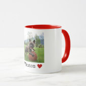 Foto en naam Franse Bulldog Hondenliefhebber Mok (Voorkant rechts)