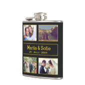 Foto en naam heupfles (Links)