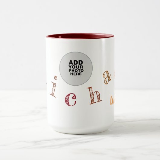 Foto en naam mok (Midden)