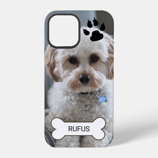 Foto en naam op maat gemaakte gepersonaliseerde ho iPhone hoesje (Achterkant)
