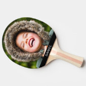 Foto en naam Sjabloon Tennis Bat Paddle Tafeltennisbatje (Zijkant)