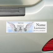Foto en naam toevoegen | Memorial Bumpersticker (Op auto)