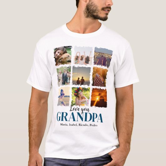 Foto en naam uploaden t-shirt (Voorkant)