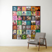 Foto en naam uploaden wandkleed (In situ)