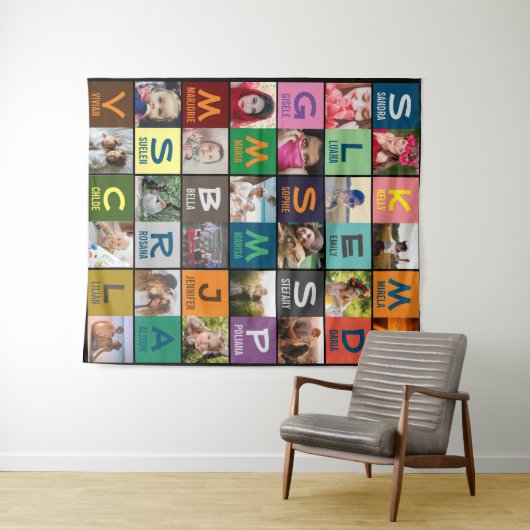 Foto en naam uploaden wandkleed (In Situ (horizontaal))