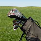 Foto en naam van het huisdier golfheadcover (Insitu)