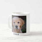 Foto en naam van het toestel koffiemok (Voorkant links)