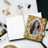 Foto en naam voor meisjes - Golden Leaf Planner