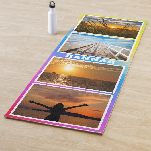 Foto en naam yoga mat (In situ)