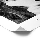 Foto- en naamafdruk poster (Hoek)