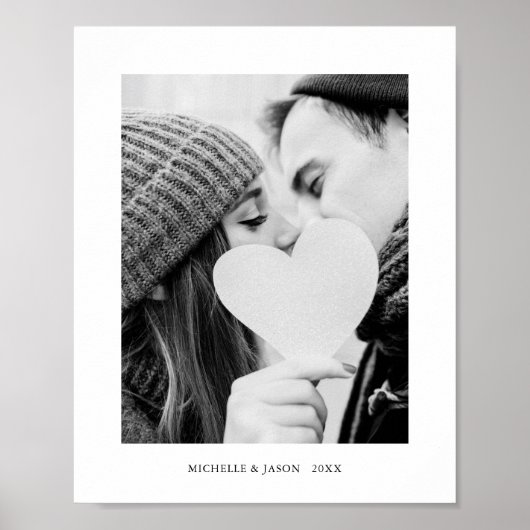 Foto- en naamafdruk poster (Voorkant)