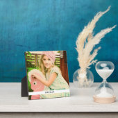 Foto en naamplaatje met standaard Sjabloon Fotoplaat (Insitu)