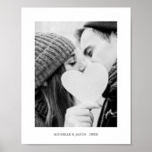 Foto- en naamprint poster (Voorkant)