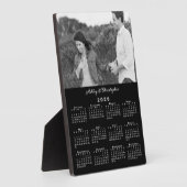 Foto en namen Gepersonaliseerde 2026 Kalender Zwar Fotoplaat (Zijkant)
