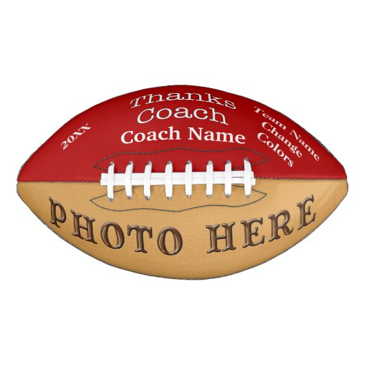 FOTO- en PERSONALISEERDE Footballs Giften voor tou (Voorkant)