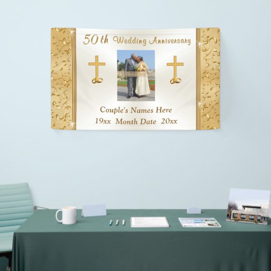 FOTO en persoonlijke banner voor 50e Jubileum (Beurs)