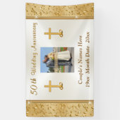 FOTO en persoonlijke banner voor 50e Jubileum (Verticaal)