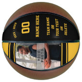 Foto en persoonlijke Basketball Ball voor senioren Basketbal (Voorkant)