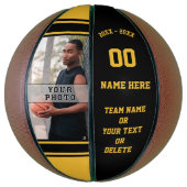 Foto en persoonlijke Basketball Ball voor senioren Basketbal (Verticaal)