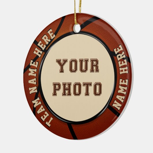 Foto en persoonlijke Basketball Ornament (Links)