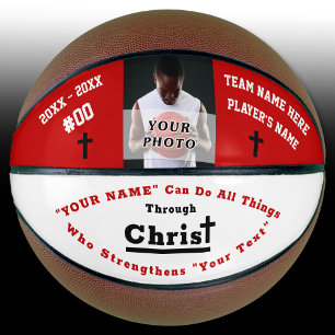 Foto en persoonlijke bijbel Verse Basketball Basketbal