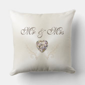 Foto en persoonlijke bruiloft, Mr en Mrs. Kussen (Achterkant)