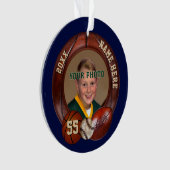 FOTO en persoonlijke kerstversieringen voor sport Ornament (voorkant)