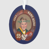 FOTO en persoonlijke kerstversieringen voor sport Ornament (voorkant)