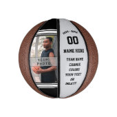 FOTO en persoonlijke mini-Basketball Uw kleuren Basketbal (Verticaal)