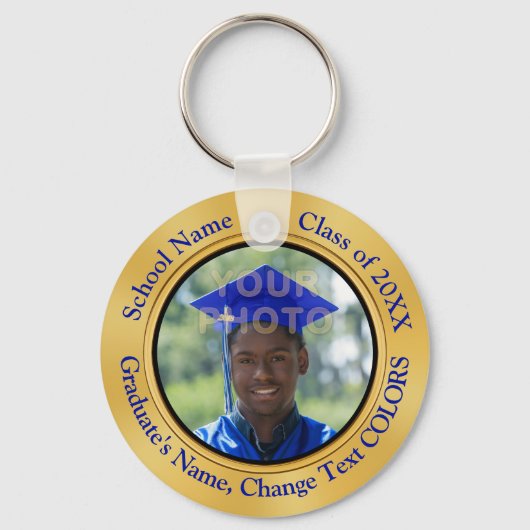 Foto- en persoonlijke promotiepartij sleutelhanger (Voorkant)