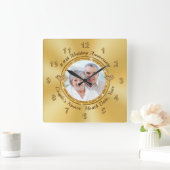 Foto en persoonlijke wandklokken voor Jubileum (Huis)