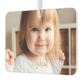 Foto- en scriptnaam van uw kind luchtverfrisser (Links)