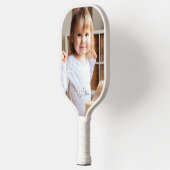 Foto- en scriptnaam van uw kind pickleball paddle (Links)