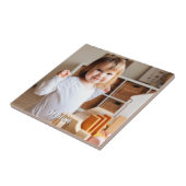 Foto- en scriptnaam van uw kind, vs. 2 tegeltje (Zijkant)