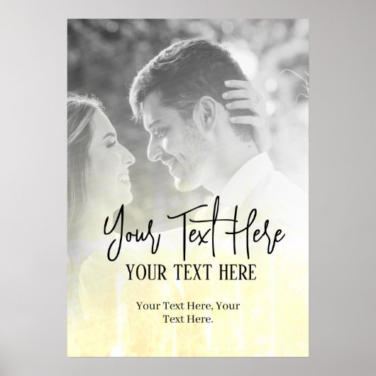 Foto- en scripttekst Poster (Voorkant)
