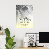 Foto- en scripttekst Poster (Thuiskantoor)