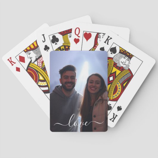 Foto en tekst 2 Fotocollage Pokerkaarten (Achterkant)