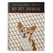 Foto en tekst aanpassen Chihuahuas Pet Journal Notitieboek (Voorkant)