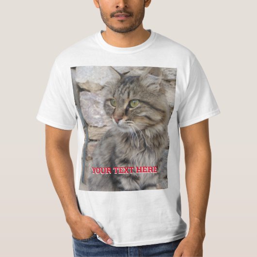 Foto en tekst bewerken toevoegen t-shirt (Voorkant)