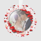 Foto en tekst met Sweethearts Ornament (voorkant)