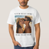 Foto en tekst t-shirt (Voorkant)