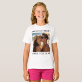 Foto en tekst t-shirt (Voorkant volledig)